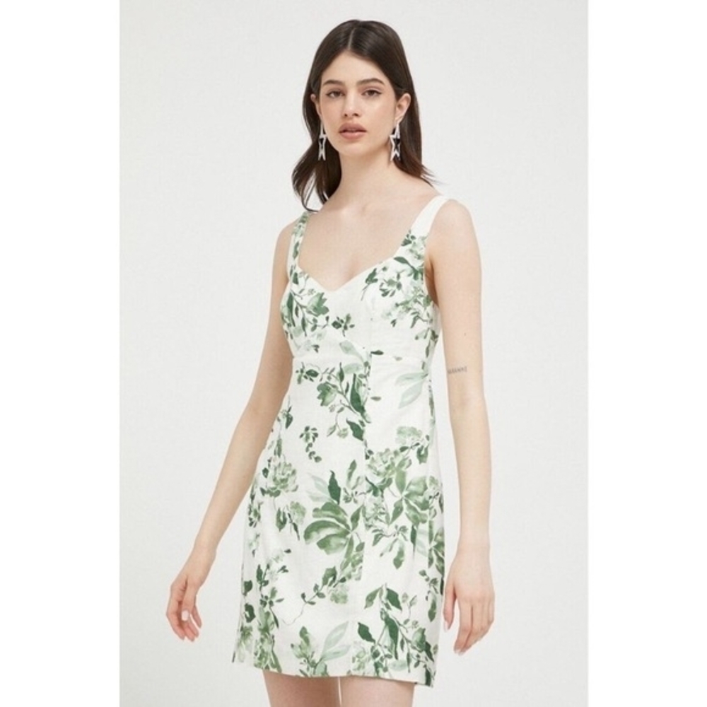 Abercrombie A&F Linen Blend Mini Dress